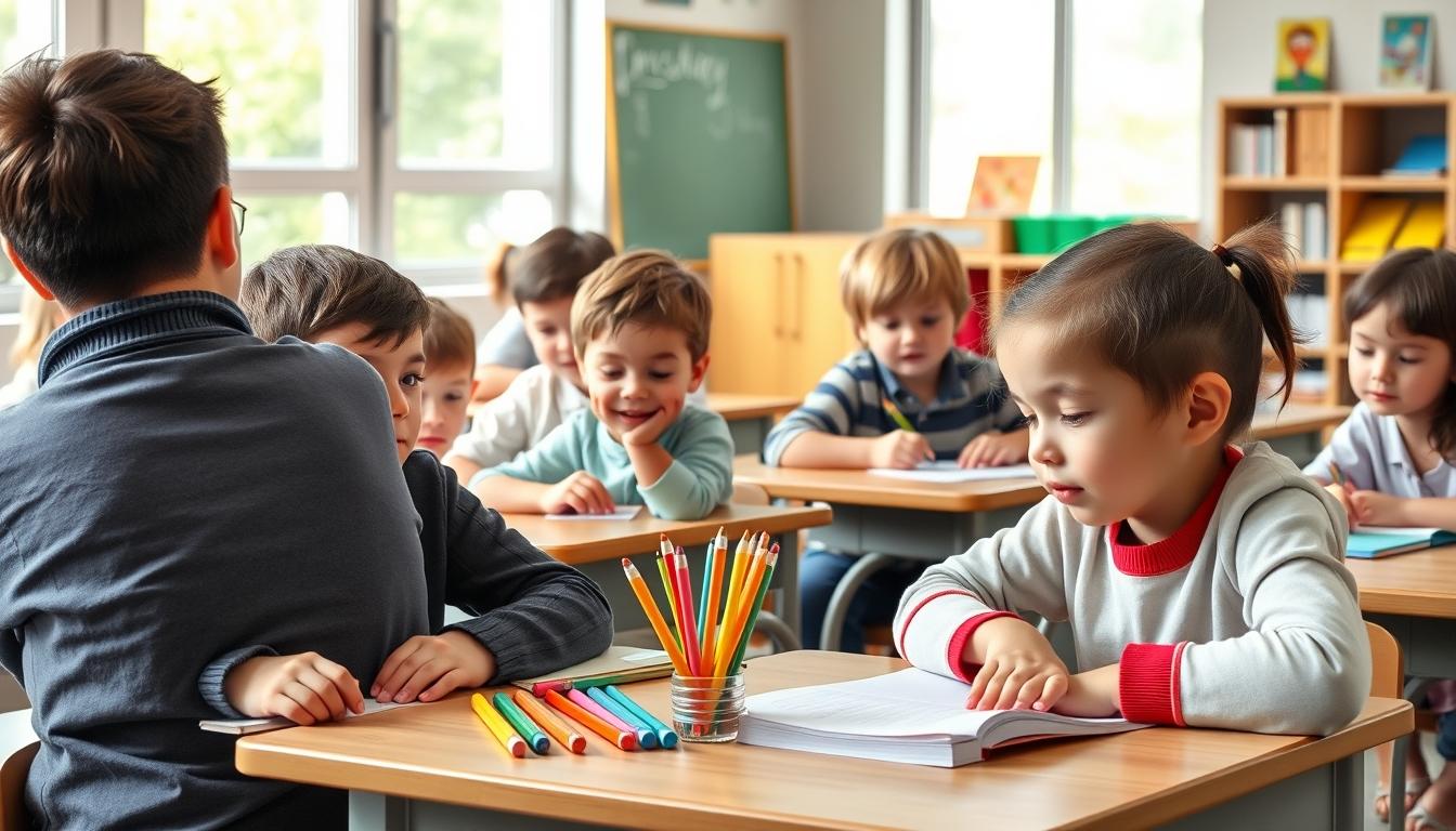 Structured study materials and learning resources on a desk